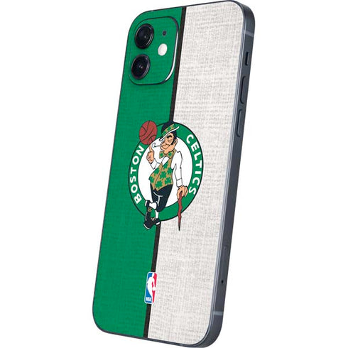 NBA Boston Celtics Canvas iPhone 12 Mini Skin