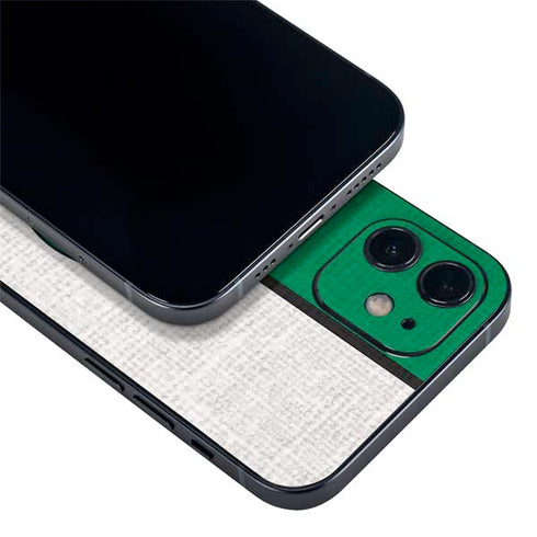 NBA Boston Celtics Canvas iPhone 12 Mini Skin