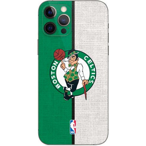 NBA Boston Celtics Canvas iPhone 12 Pro Skin