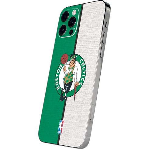 NBA Boston Celtics Canvas iPhone 12 Pro Skin