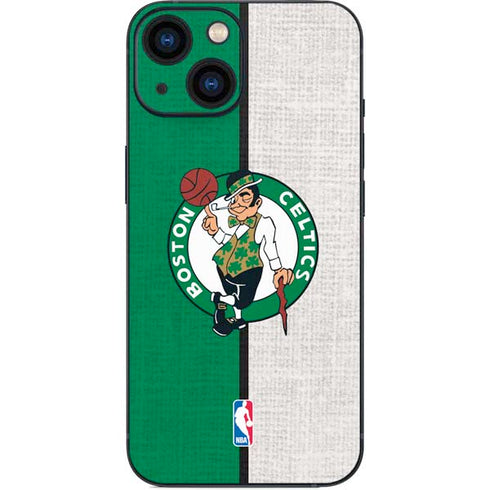 NBA Boston Celtics Canvas iPhone 13 Mini Skin