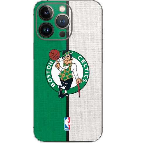 NBA Boston Celtics Canvas iPhone 13 Pro Skin