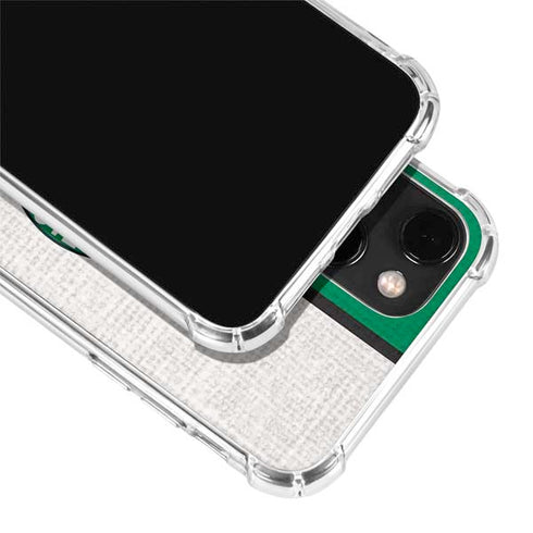 NBA Boston Celtics Canvas iPhone 15 Plus Clear Case