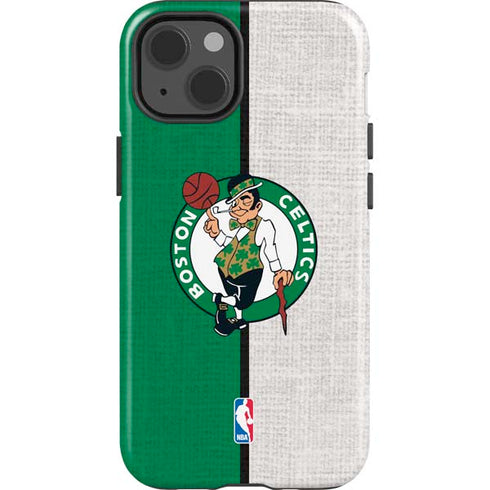 NBA Boston Celtics Canvas iPhone 15 Impact Case