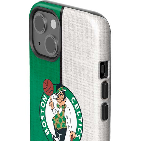 NBA Boston Celtics Canvas iPhone 15 Impact Case