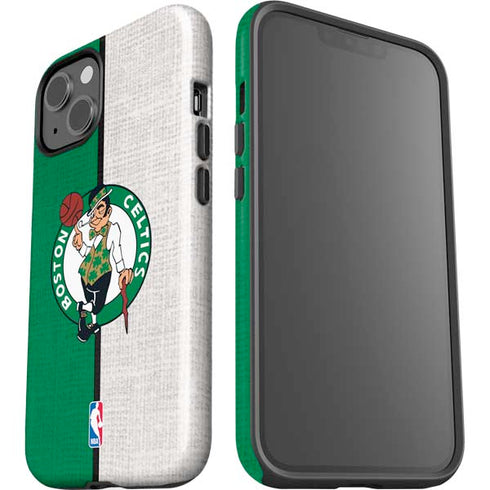 NBA Boston Celtics Canvas iPhone 15 Impact Case