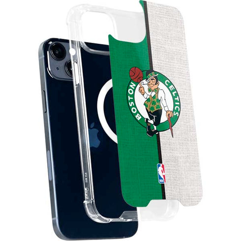 NBA Boston Celtics Canvas iPhone 15 Plus MagSafe Case