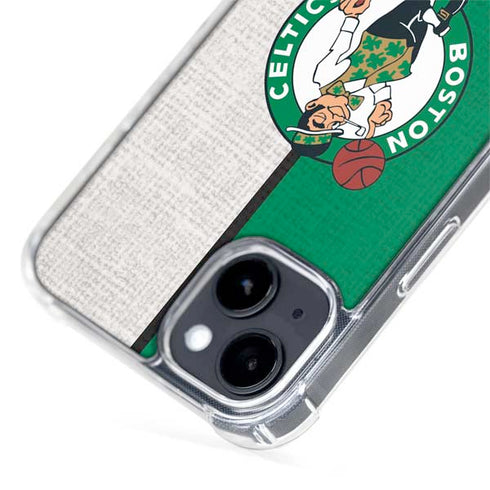 NBA Boston Celtics Canvas iPhone 15 Plus MagSafe Case