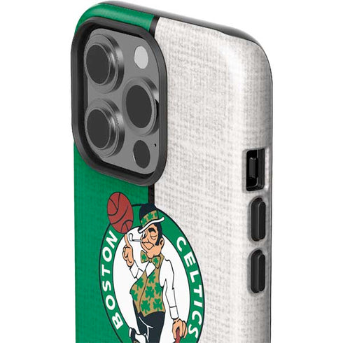 NBA Boston Celtics Canvas iPhone 15 Pro Impact Case