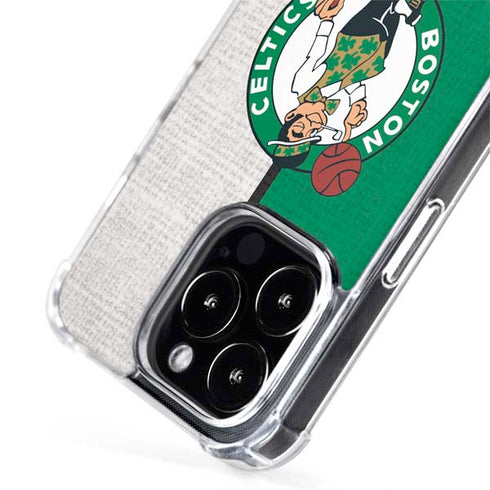 NBA Boston Celtics Canvas iPhone 15 Pro MagSafe Case