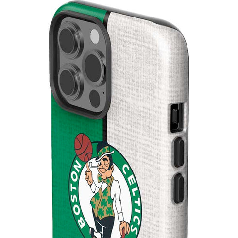 NBA Boston Celtics Canvas iPhone 15 Pro Max Impact Case