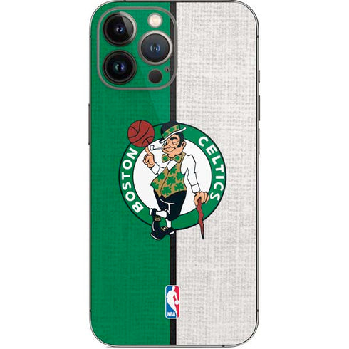 NBA Boston Celtics Canvas iPhone 14 Pro Max Skin