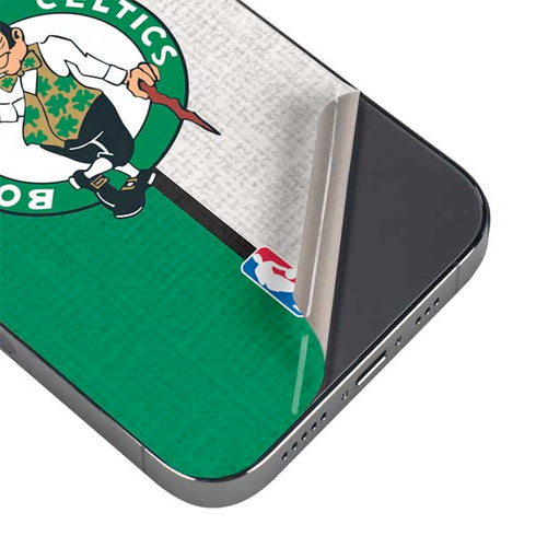 NBA Boston Celtics Canvas iPhone 14 Pro Max Skin