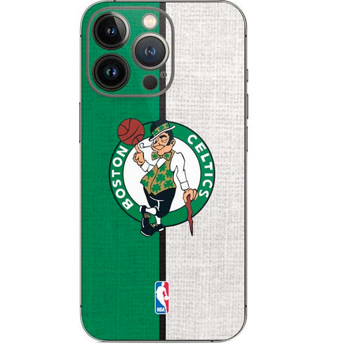 NBA Boston Celtics Canvas iPhone 15 Pro Skin