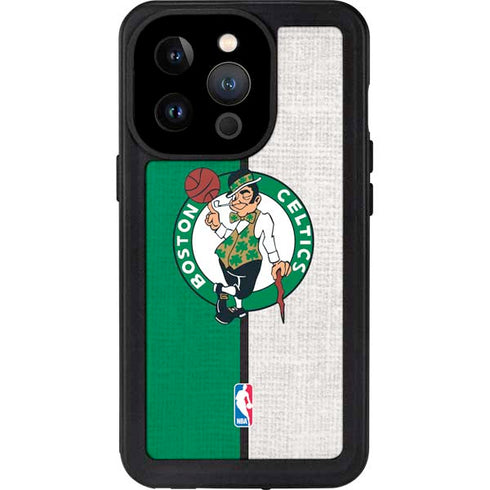 NBA Boston Celtics Canvas iPhone 14 Pro Waterproof Case