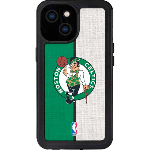 NBA Boston Celtics Canvas iPhone 15 Waterproof Case