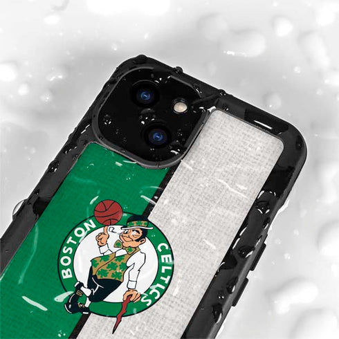 NBA Boston Celtics Canvas iPhone 15 Waterproof Case
