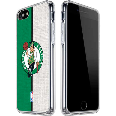 NBA Boston Celtics Canvas iPhone SE (2nd & 3rd Gen) Clear Case