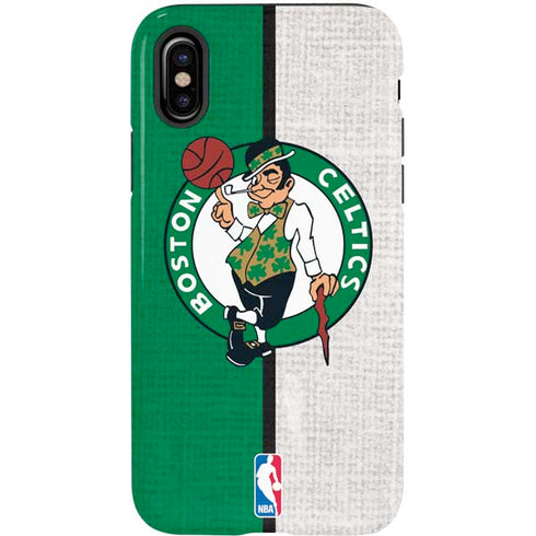 NBA Boston Celtics Canvas iPhone X Pro Case