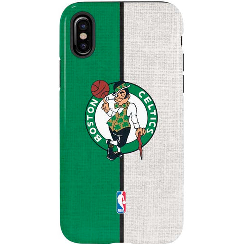 NBA Boston Celtics Canvas iPhone XS Pro Case