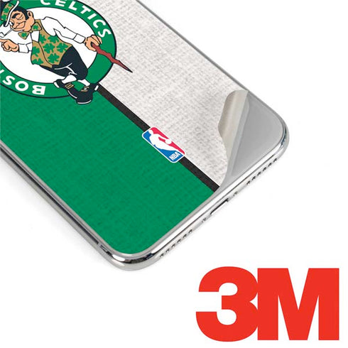 NBA Boston Celtics Canvas iPhone XS Skin