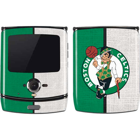 NBA Boston Celtics Canvas Motorola RAZR Skin