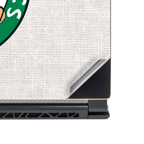 NBA Boston Celtics Canvas MSI GS65 Stealth Laptop Skin