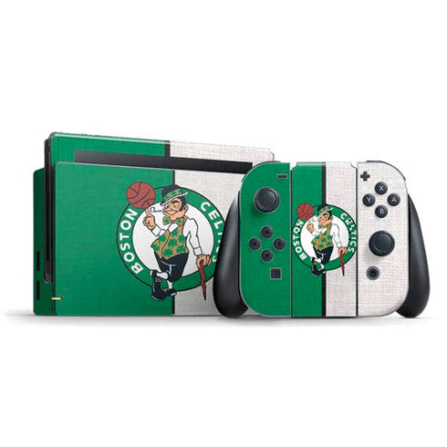 NBA Boston Celtics Canvas Nintendo Switch Bundle Skin