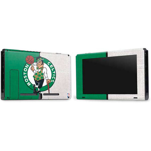 NBA Boston Celtics Canvas Nintendo Switch Bundle Skin