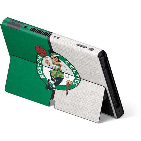 NBA Boston Celtics Canvas Nintendo Switch OLED (2021) Skin