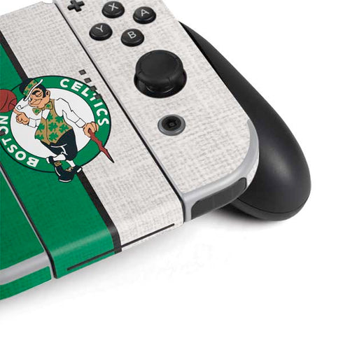 NBA Boston Celtics Canvas Nintendo Switch OLED (2021) Skin