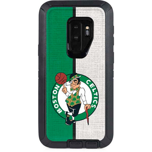 NBA Boston Celtics Canvas Otterbox Defender Galaxy Skin