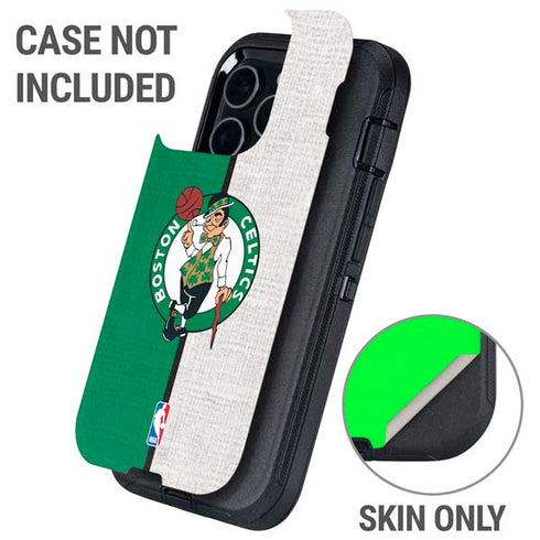 NBA Boston Celtics Canvas Otterbox Defender iPhone Skin