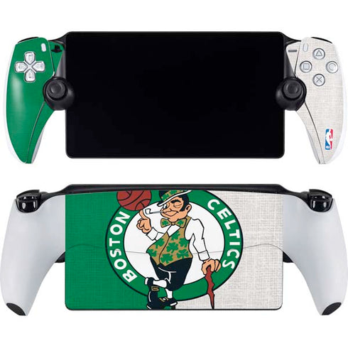 NBA Boston Celtics Canvas PlayStation Portal Remote Player Skin