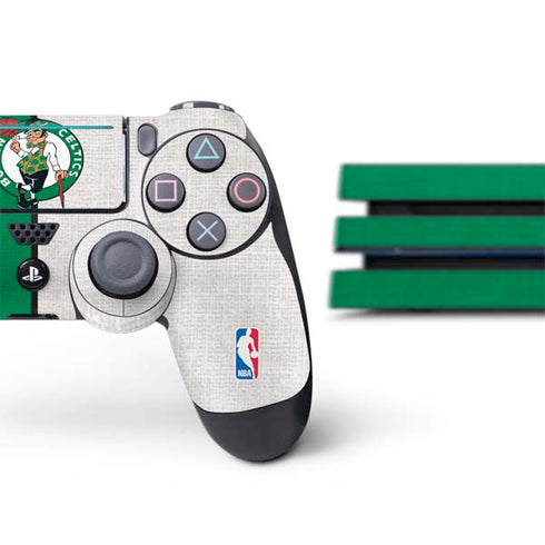 NBA Boston Celtics Canvas PS4 Pro Bundle Skin