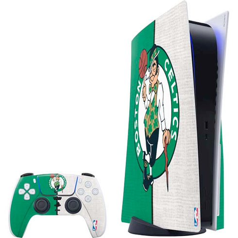 NBA Boston Celtics Canvas PS5 Bundle Skin