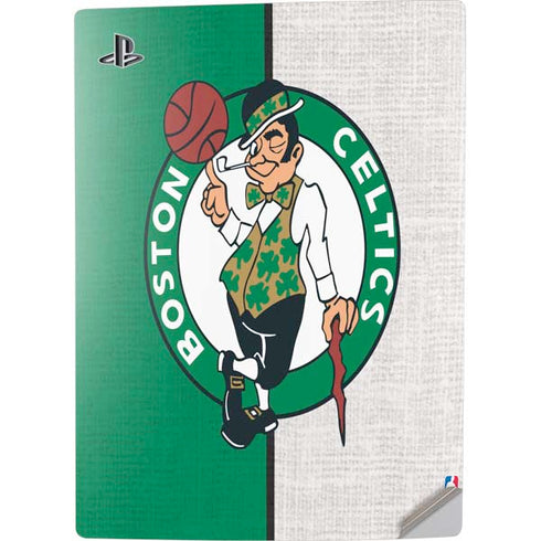 NBA Boston Celtics Canvas PS5 Digital Edition Console Skin