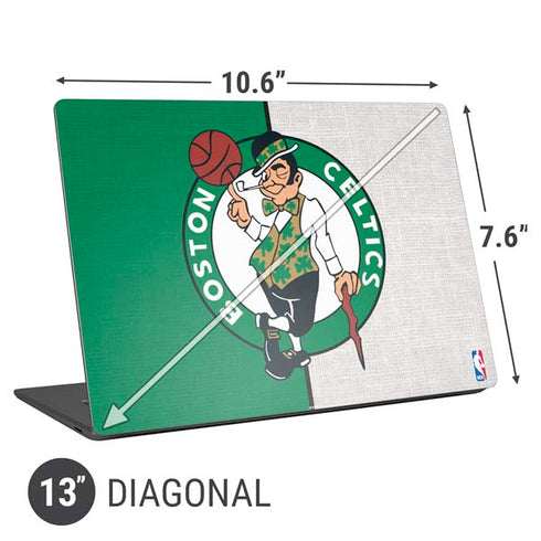 NBA Boston Celtics Canvas Universal Laptop 13in (10.6 x 7.6in) Skin
