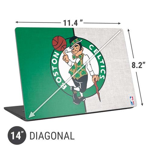 NBA Boston Celtics Canvas Universal Laptop 14in (11.4 x 8.2in) Skin