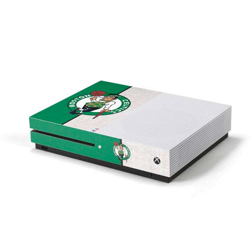 NBA Boston Celtics Canvas Xbox One S Console Skin
