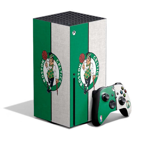NBA Boston Celtics Canvas Xbox Series X Bundle Skin
