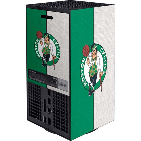 NBA Boston Celtics Canvas Xbox Series X Bundle Skin