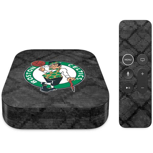 NBA Boston Celtics Dark Rust Apple TV Skin