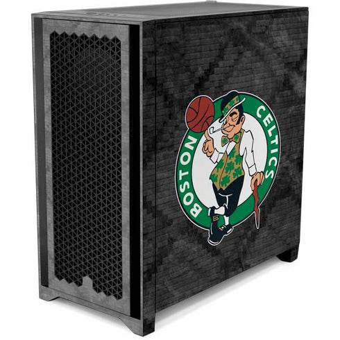 NBA Boston Celtics Dark Rust Corsair 4000D Tempered Glass Mid-Tower ATX Case Skin