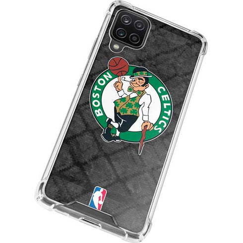 NBA Boston Celtics Dark Rust Galaxy A12 Clear Case