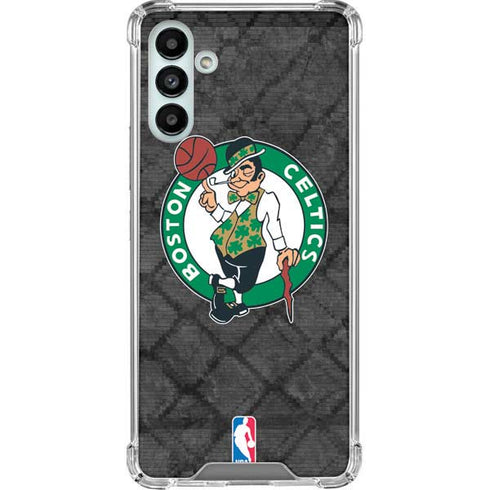 NBA Boston Celtics Dark Rust Galaxy A13 5G Clear Case