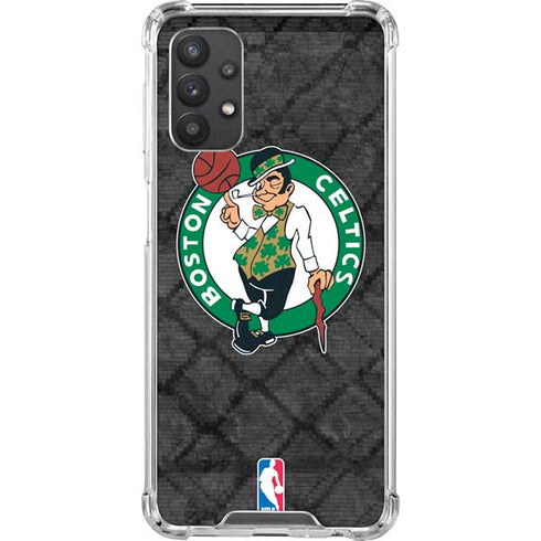 NBA Boston Celtics Dark Rust Galaxy A32 5G Clear Case