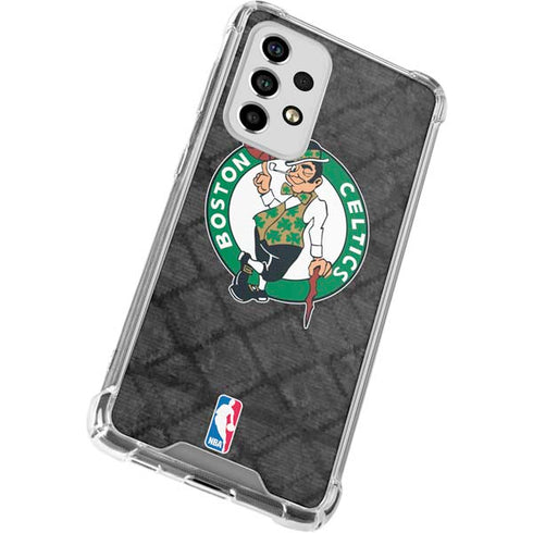 NBA Boston Celtics Dark Rust Galaxy A33 5G Clear Case