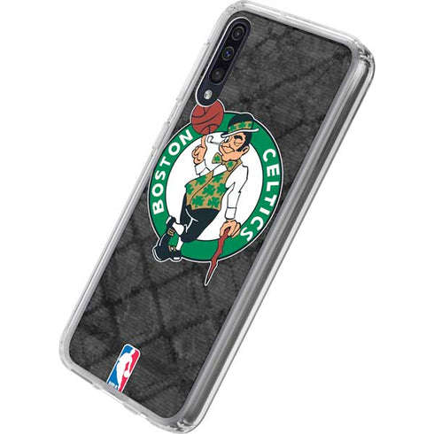 NBA Boston Celtics Dark Rust Galaxy A50 Clear Case