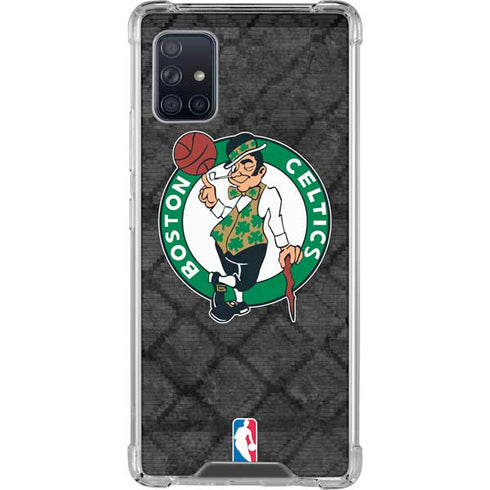 NBA Boston Celtics Dark Rust Galaxy A51 5G Clear Case